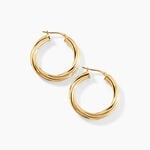 Cr&eacute;oles Yori Argent Dor&eacute; A L'Or 750/1000 - Cr&eacute;oles Femme | Marc Orian