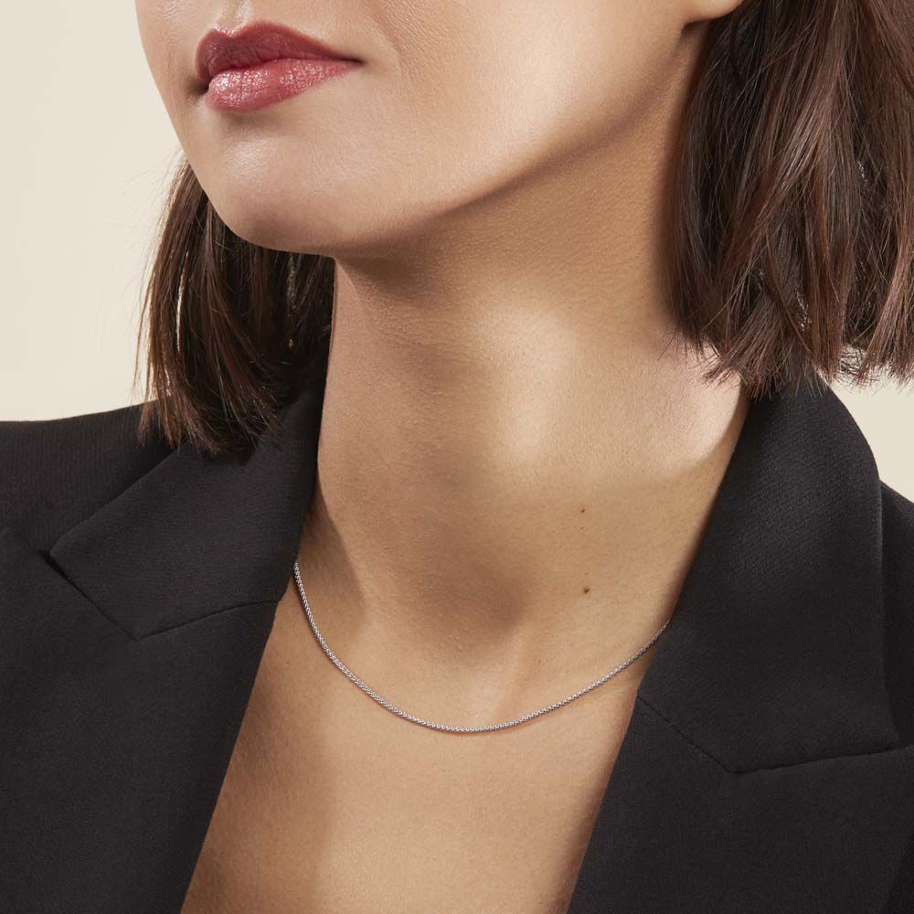 Collier Nahila Argent Blanc - Chaines Femme | Marc Orian