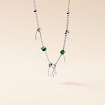 Collier Suzanna Argent Blanc - Colliers fantaisie Femme | Marc Orian