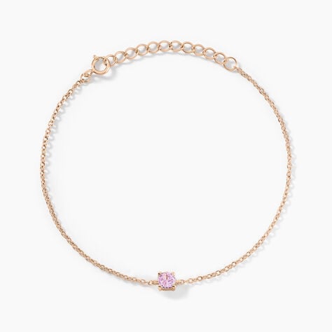 Bracelet Rio Argent Rose Oxyde De Zirconium - Bracelets fantaisie Femme | Marc Orian