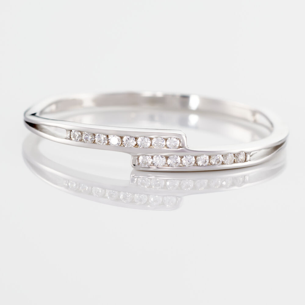 Bague Iryna Argent Blanc Oxyde De Zirconium - Bijoux fantaisie Femme | Marc Orian