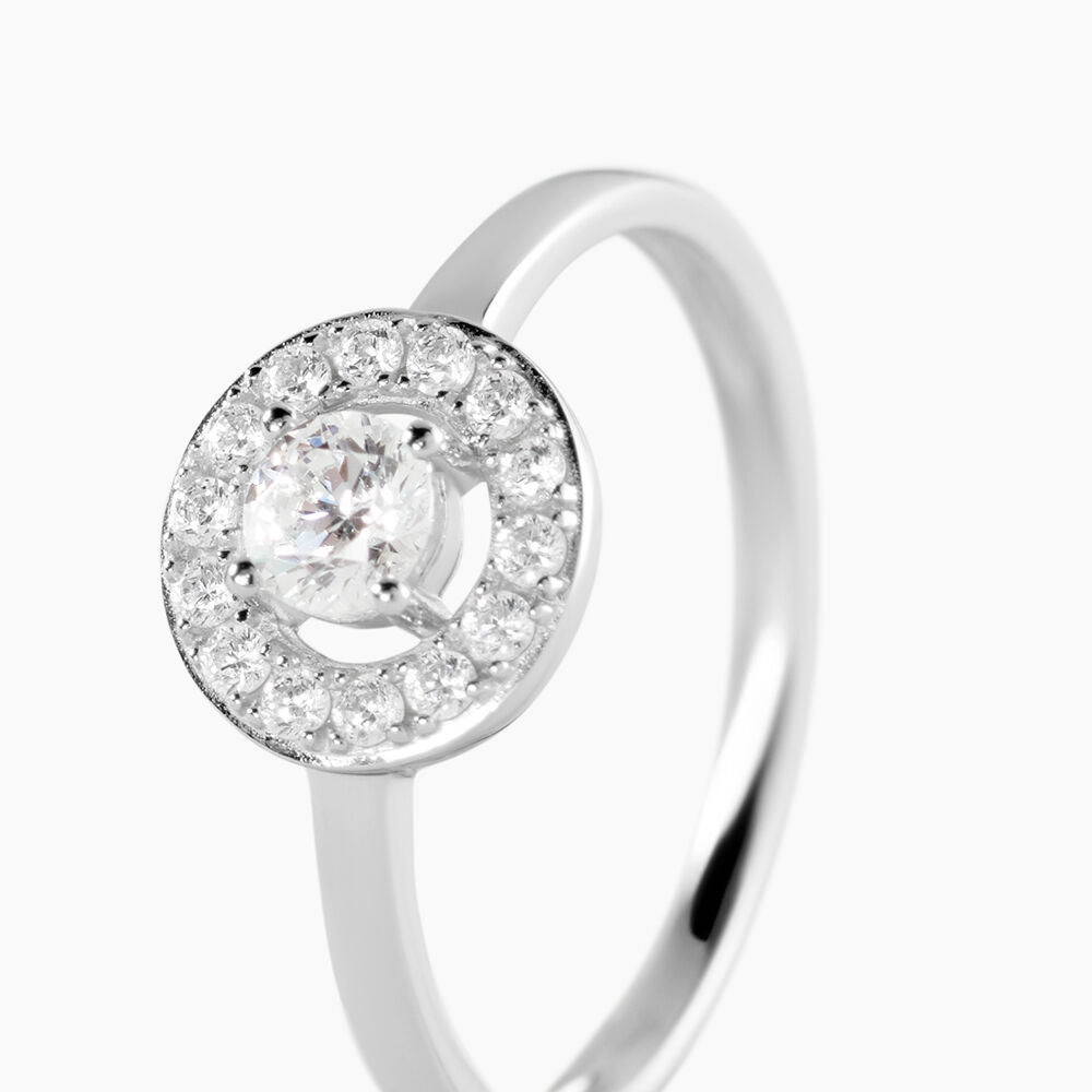 Bague Ninon Or Blanc Oxyde De Zirconium - Solitaires Femme | Marc Orian
