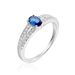 Bague Carlton Or Blanc Saphir Diamant - Solitaires Femme | Marc Orian