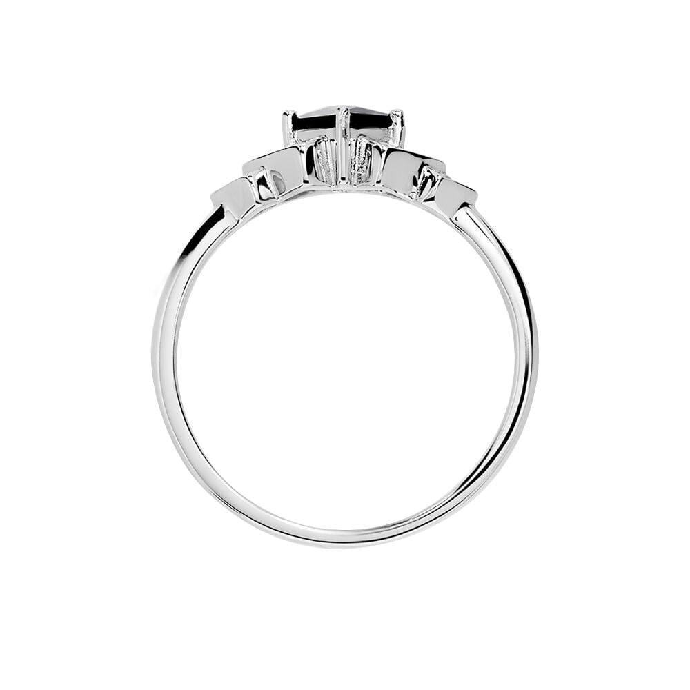 Bague Maymana Argent Blanc Oxyde De Zirconium - Solitaires Femme | Marc Orian