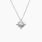 Collier Clementia Argent Blanc Perle De Culture Oxyde De Zirconium - Colliers avec pierres Femme | Marc Orian