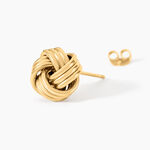 Boucles D'Oreilles Puces Ganesh Or Jaune - Puces Femme | Marc Orian