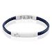 Bracelet Phebus Him Acier Blanc Diamant - Bracelets cuir Homme | Marc Orian