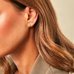 Boucles D'Oreilles Puces Eleone Or Jaune Diamant - Puces Femme | Marc Orian