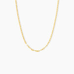 Collier Mauricette Acier Jaune - Colliers fantaisie Femme | Marc Orian
