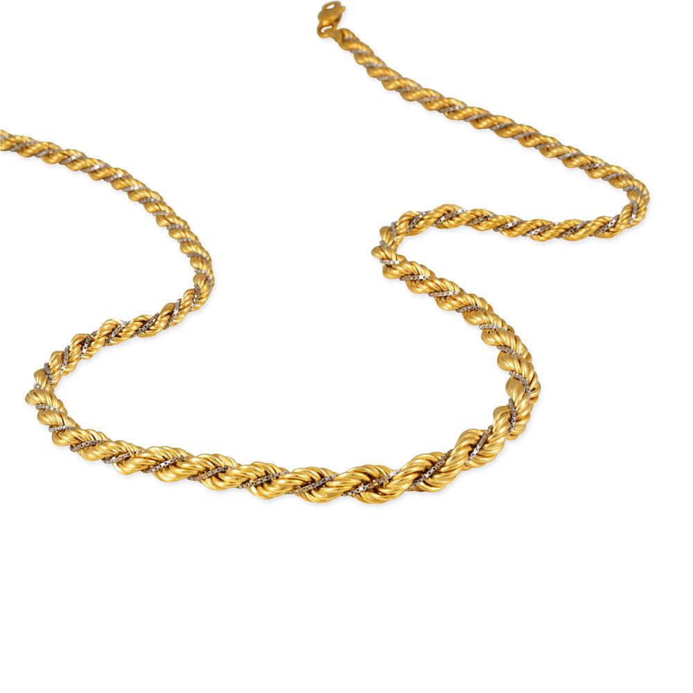 Collier Jerryenne Danilo Maille Corde Et Venitienne Or Bicolore - Chaines Femme | Marc Orian