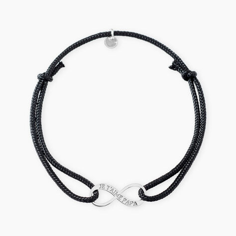 Bracelet Kwesi Argent Blanc - Bracelets cordons Homme | Marc Orian