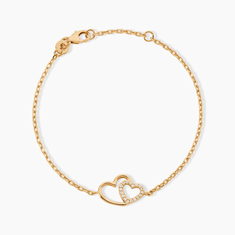 Bracelet Alexandra Plaqu&eacute; Or Jaune Oxyde De Zirconium - Bracelets fantaisie Femme | Marc Orian