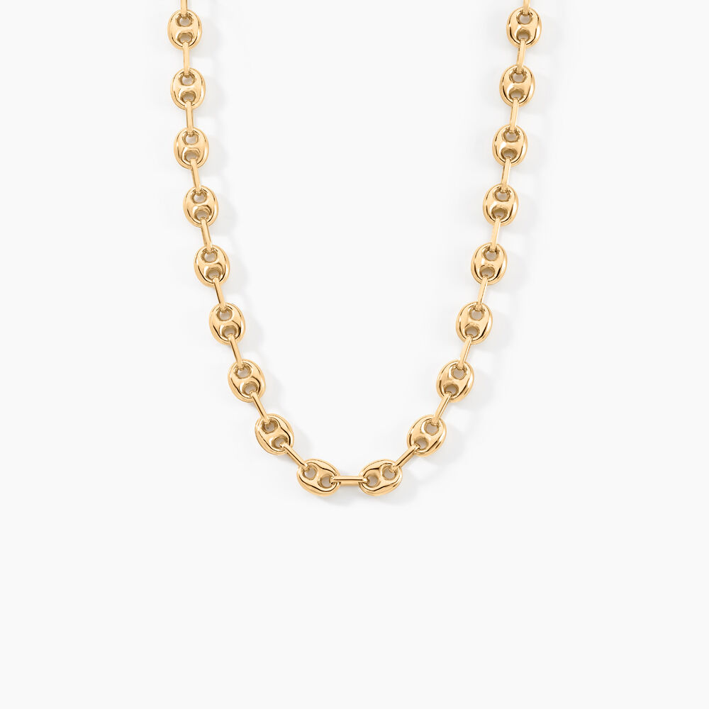 Collier Maille Dami Maille Grain De Cafe Or Jaune - Chaines Homme | Marc Orian
