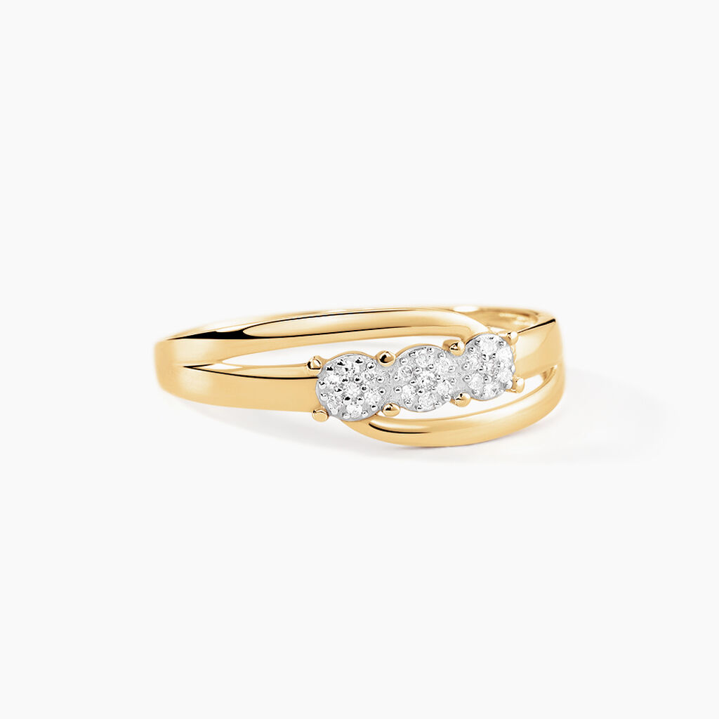 Bague Nolan Or Jaune Diamant - Parures de mariage Femme | Marc Orian