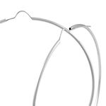 Cr&eacute;oles Dominae Or Blanc - Grosses cr&eacute;oles Femme | Marc Orian