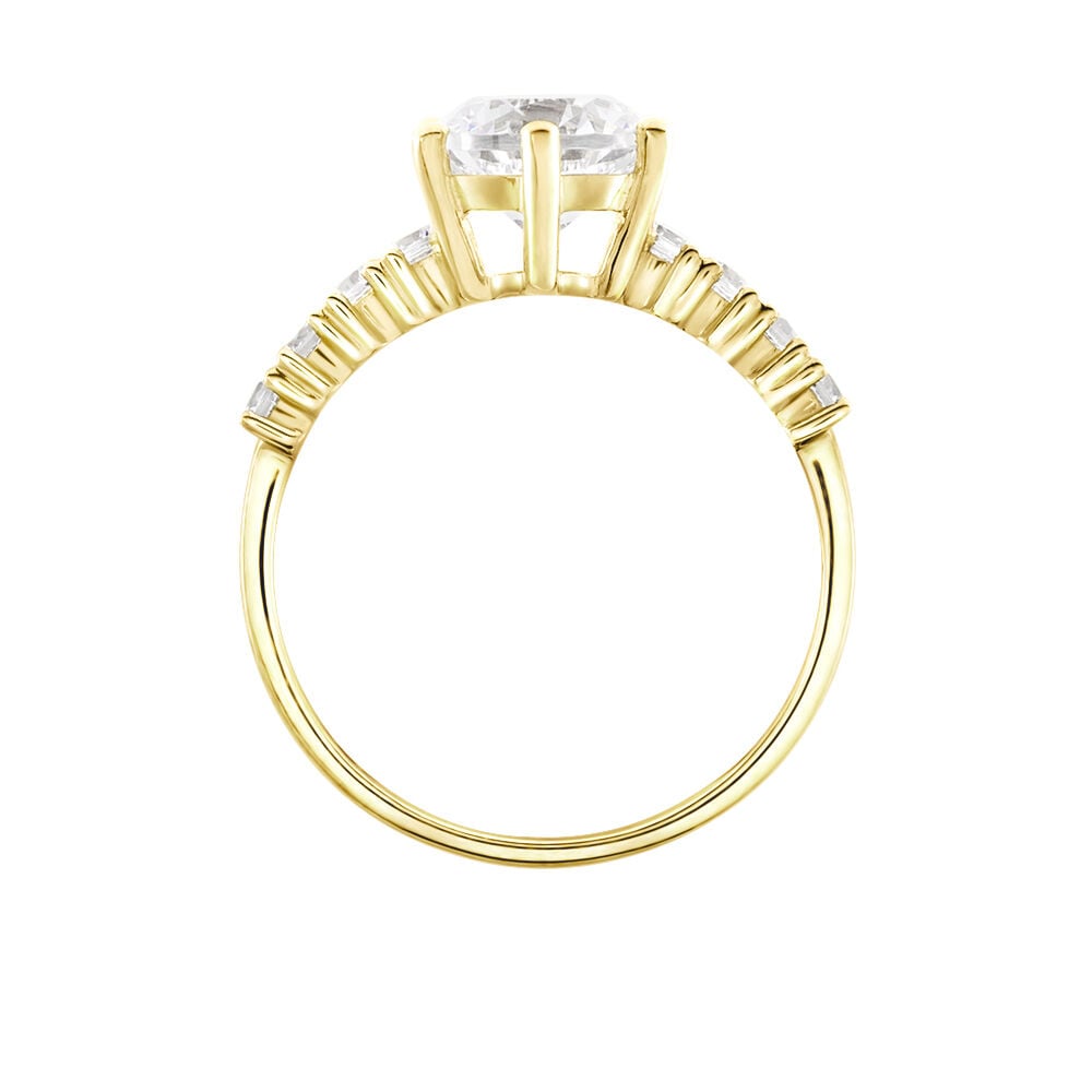 Solitaire Or Jaune Rachile Oxyde - Solitaires Femme | Marc Orian