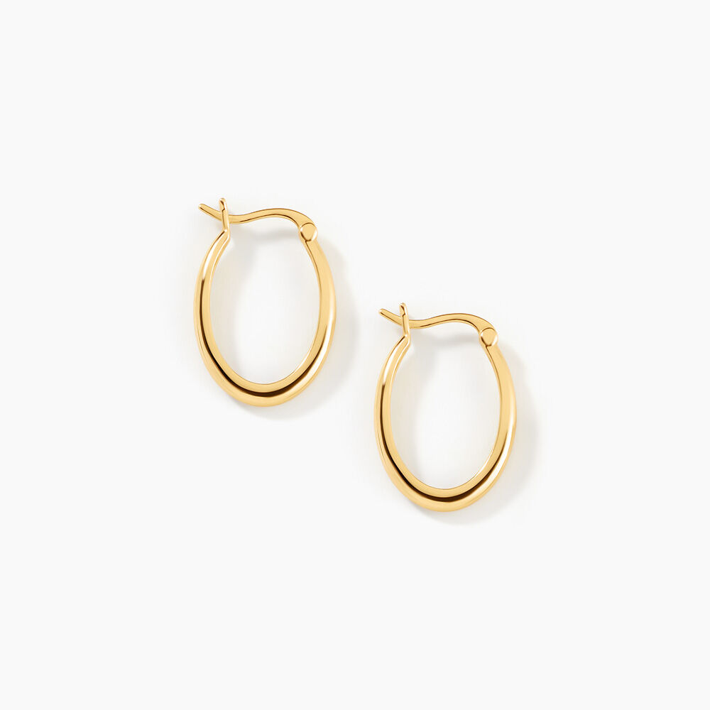 Cr&eacute;oles Beaumont Argent Dor&eacute; A L'Or 750/1000 - Cr&eacute;oles Femme | Marc Orian