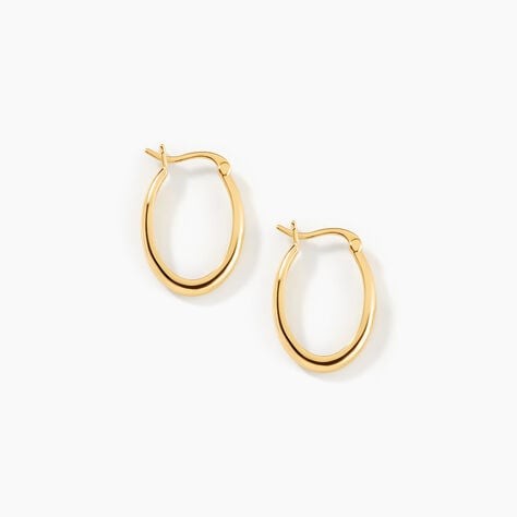 Cr&eacute;oles Beaumont Argent Dor&eacute; A L'Or 750/1000 - Cr&eacute;oles Femme | Marc Orian
