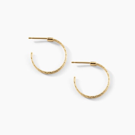 Cr&eacute;oles Mattilda Argent Dor&eacute; A L'Or 750/1000 - Cr&eacute;oles Femme | Marc Orian