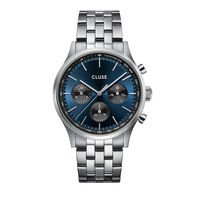 Montre Cluse Antheor Multifonction Bleu