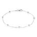 Bracelet Amarylis Argent Blanc - Bracelets chaînes Femme | Marc Orian