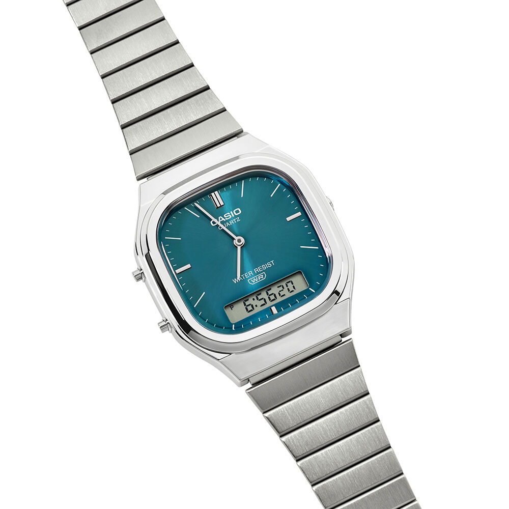 Montre Casio Collection Aq240 Vert - Montres date Unisex | Marc Orian