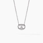 Collier Viana Argent Blanc - Colliers fantaisie Femme | Marc Orian