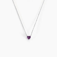 Collier Kelvyn Argent Blanc Oxyde De Zirconium