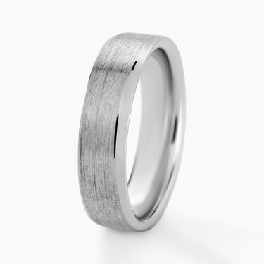 Alliance Anne-esther Ruban Plat Argent Blanc