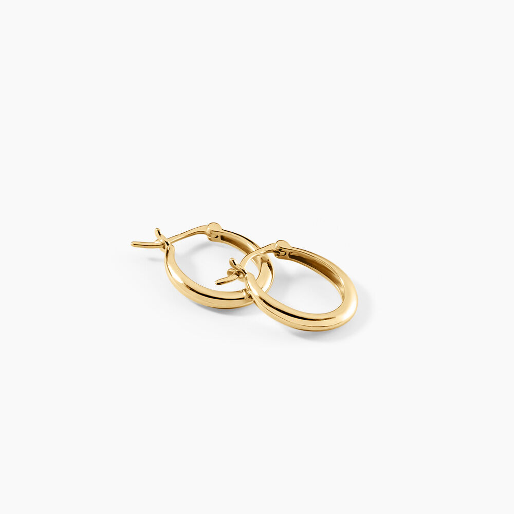 Cr&eacute;oles Beaumont Argent Dor&eacute; A L'Or 750/1000 - Cr&eacute;oles Femme | Marc Orian