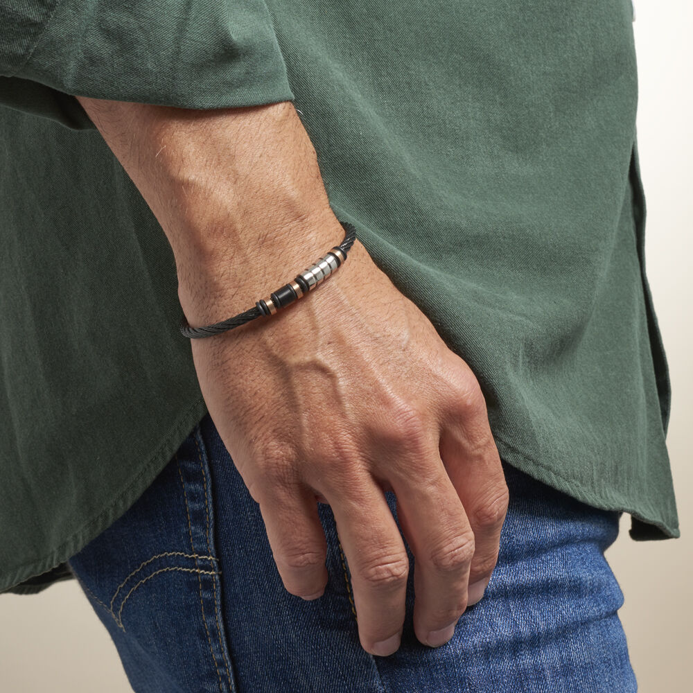 Bracelet Alexandre Acier Bicolore - Bracelets Homme | Marc Orian