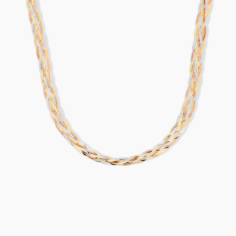 Collier Jasmin Tresse Or Tricolore - Colliers Femme | Marc Orian