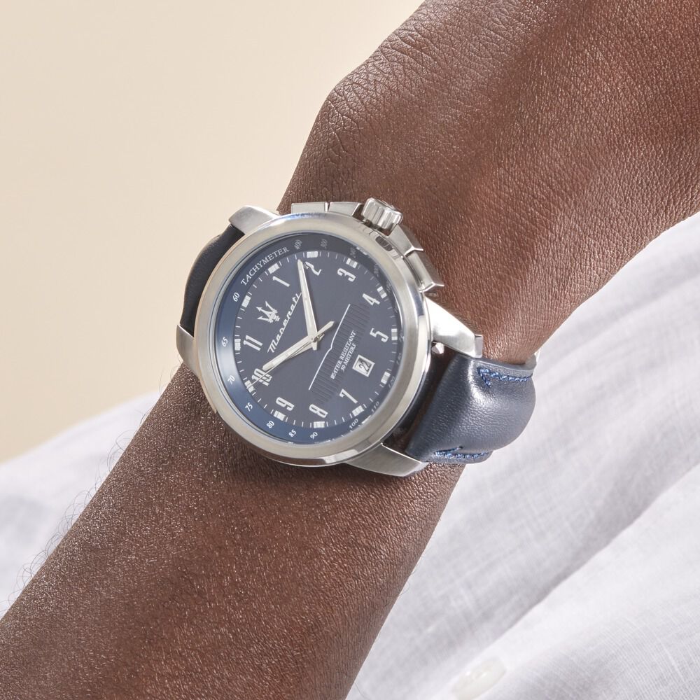 Montre Maserati Successo Bleu - Montres classiques Homme | Marc Orian