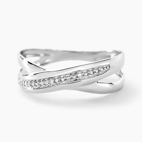 Bague Or Blanc Diamants - Bagues pierres précieuses Femme | Marc Orian