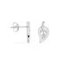 Boucles D'oreilles Puces Filae Argent Blanc Oxyde De Zirconium - Puces Femme | Marc Orian