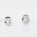 Boucles D'oreilles Puces Argent Blanc Laureano Oxydes De Zirconium - Puces Femme | Marc Orian