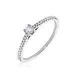 Bague Solitaire Or Blanc Nyala Diamants - Solitaires Femme | Marc Orian