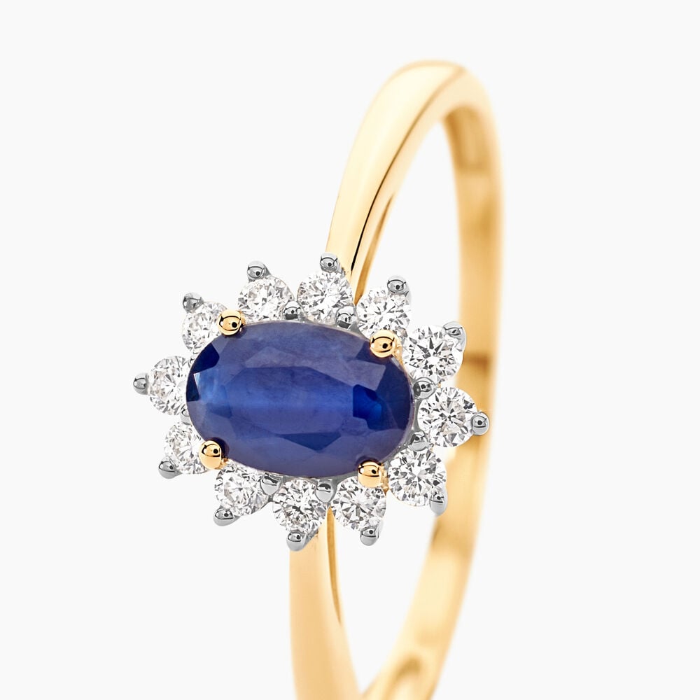 Bague Vladimir Or Jaune Saphir - Solitaires Femme | Marc Orian