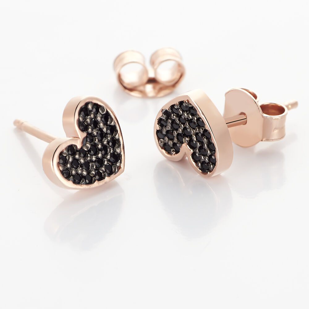 Boucles D'oreilles Pendantes Mallaurie Argent Rose Oxyde De Zirconium - Pendantes Femme | Marc Orian