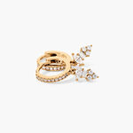 Cr&eacute;oles &eacute;clat Perl&eacute; Plaqu&eacute; Or Oxyde De Zirconium - Boucles d'oreilles pampille Femme | Marc Orian