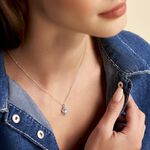 Collier Sunset Or Blanc Topaze Oxyde - Colliers avec pierres Femme | Marc Orian