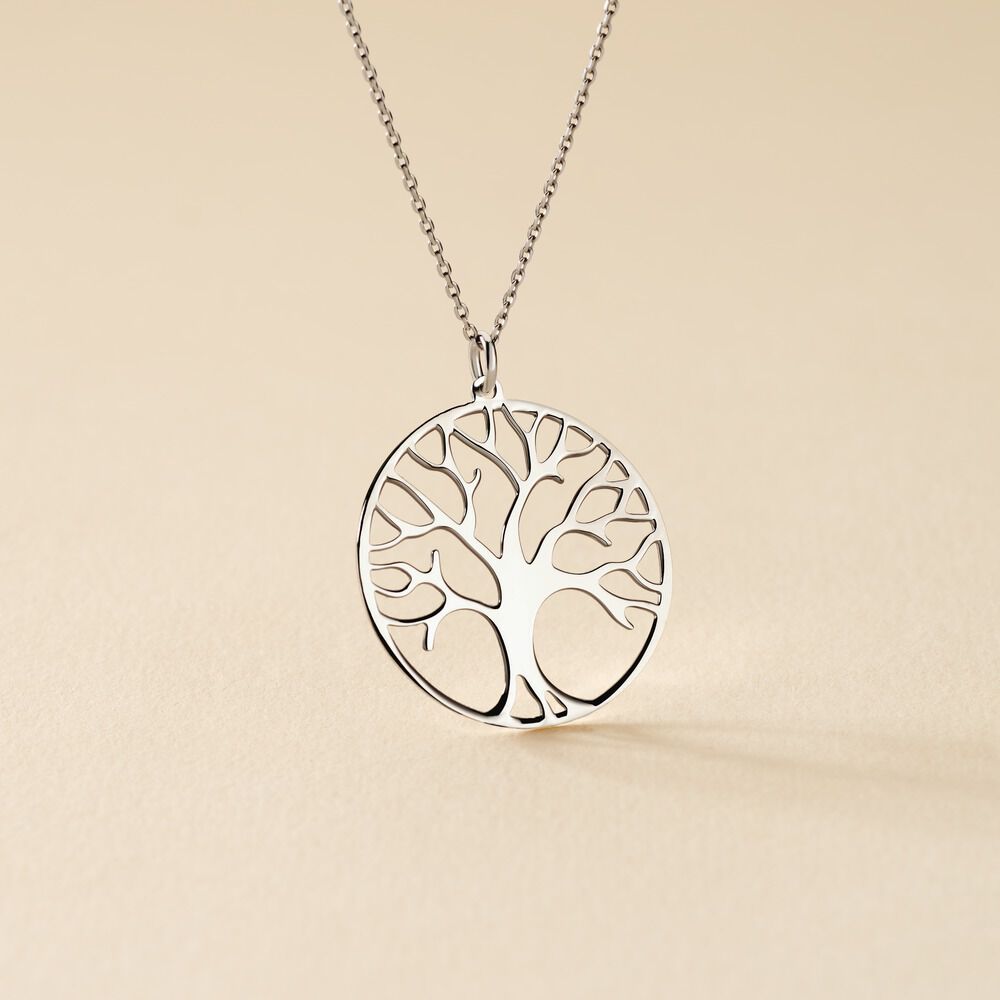 Collier Sautoir Philana Argent Blanc - Sautoirs Femme | Marc Orian