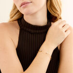Bracelet Jonc Nelia Plaqu&eacute; Or Jaune Oxyde De Zirconium - Bracelets joncs Femme | Marc Orian