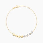 Bracelet Dagmar Or Jaune Oxyde De Zirconium - Bracelets cha&icirc;nes Femme | Marc Orian