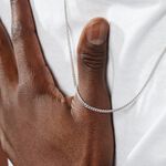 Collier Casper Argent Blanc - Chaines Homme | Marc Orian