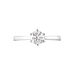 Bague Solitaire Athena Or Blanc Diamant
