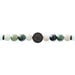 Bracelet Jourdan Yasur Acier Noir Quartz Amazonite - Bracelets Elastique Homme | Marc Orian