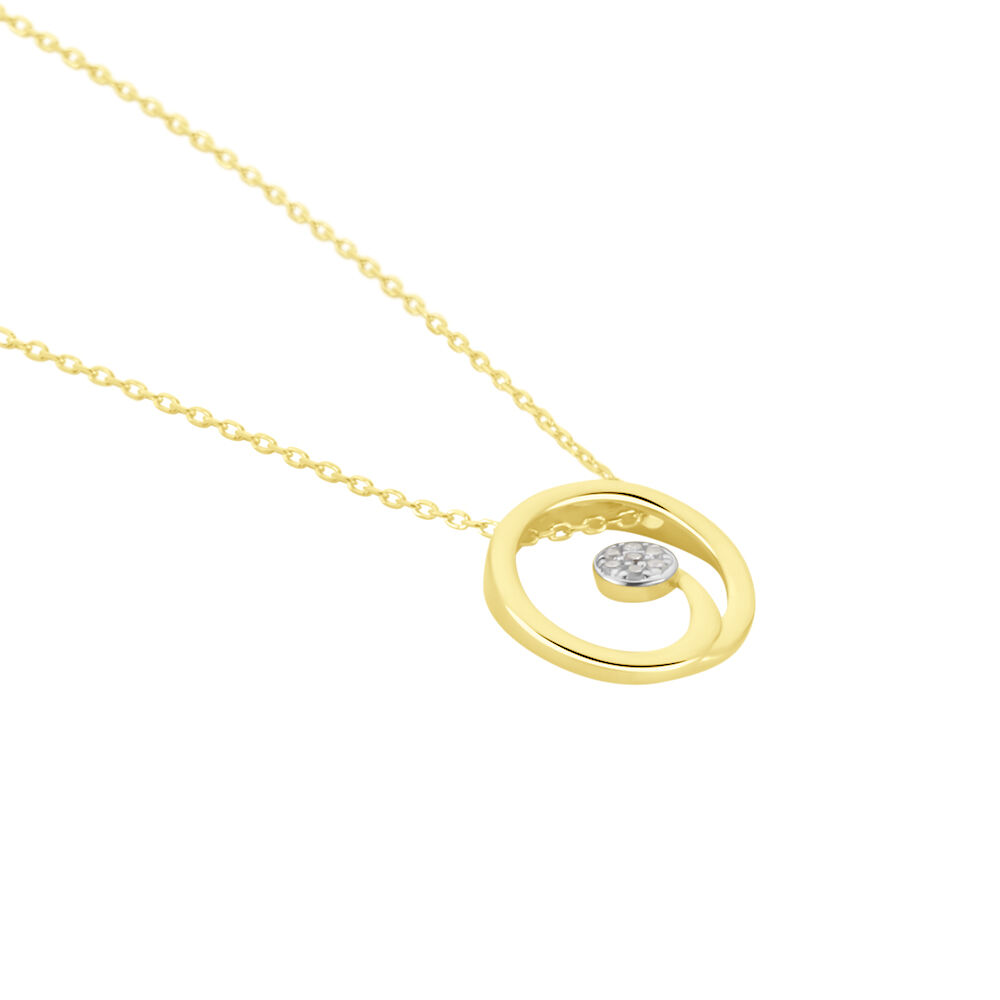Collier Or Jaune Niola Diamant - Colliers avec pierres Femme | Marc Orian