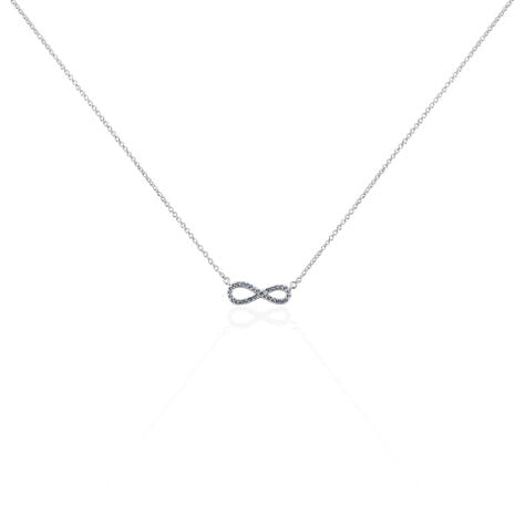 Collier Amita Argent Blanc Oxyde De Zirconium - Colliers avec pierres Femme | Marc Orian