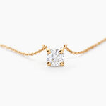 Collier Or Jaune Aphrodite Diamant - Colliers solitaires Femme | Marc Orian